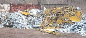 Shredded Metal Scrap